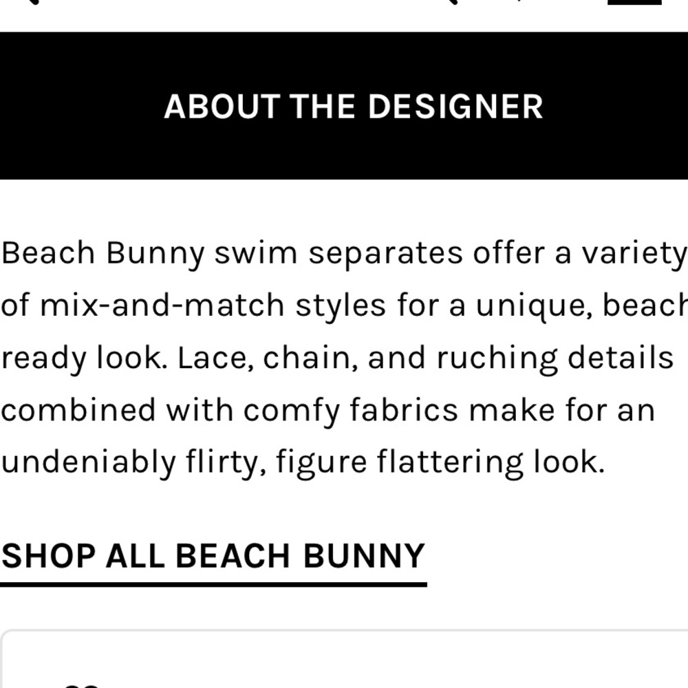 BEACH BUNNY β€οΈβπ₯ ANGELA SKIMPY BOTTOMS IN OCEAN NWT - Picture 7 of 15